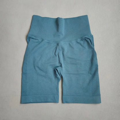 Yoga Shorts Women Sports Shorts Seamless Gym Workout Shorts High Waist Push Up Fitness Sports Shorts Cycling Shorts