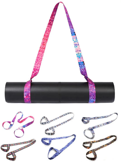 Yoga Mat Strap Waterproof Backpack Yoga Bag Nylon Pilates Shoulder Carrier Binding Rope Sport Tool Portable Storage Rope Fitness