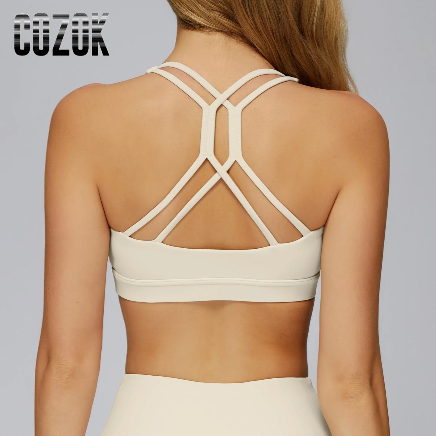 Yoga Bra for Women Hollow Out Beauty Back Gym Top Padded Sports Bra Running Fitness Bras Tight Workout Crop Top Sportswear