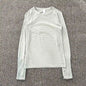 Yoga clothing top for women in spring and autumn, slim fit, long sleeved, running, Pilates training, fitness clothing