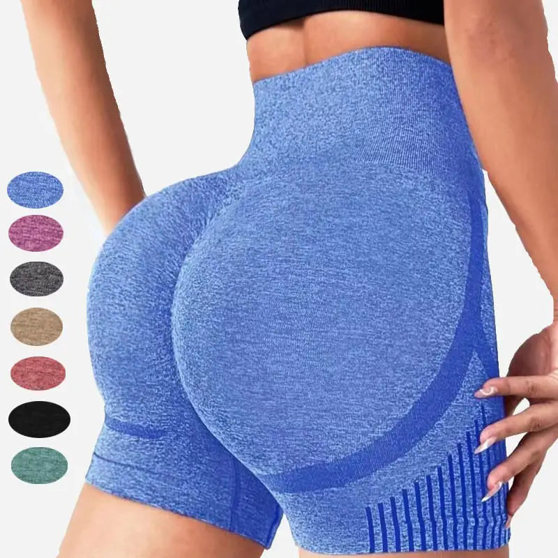Yoga Shorts For Women  High Waist Workout Shorts Fitness Yoga Lift Butt Fitness Ladies Yoga Gym Running  Sports Short Pants