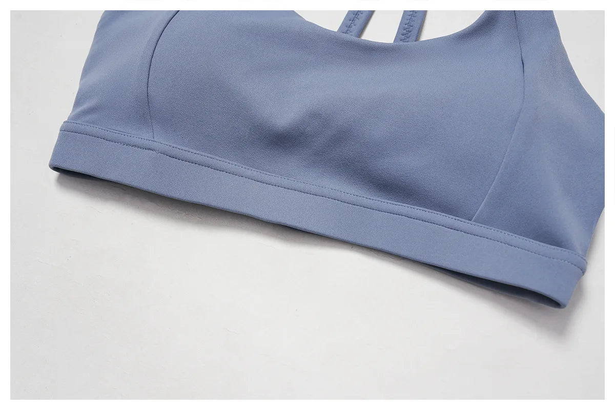 Yoga Bra for Women Hollow Out Beauty Back Gym Top Padded Sports Bra Running Fitness Bras Tight Workout Crop Top Sportswear