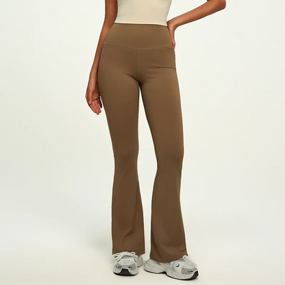 Yoga Pants For Women Hip Lifting Nude Feel Casual Wide Leg High Waist Scrunch Skin Friendly Sports Fashion Trousers