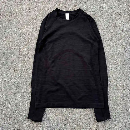 Yoga clothing top for women in spring and autumn, slim fit, long sleeved, running, Pilates training, fitness clothing