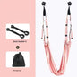 Yoga Aerial Silk Set Woman Hammock Back Legs Stretching Swing Pilates Accessories Elastic Fitness Belt Home Gym Equipment