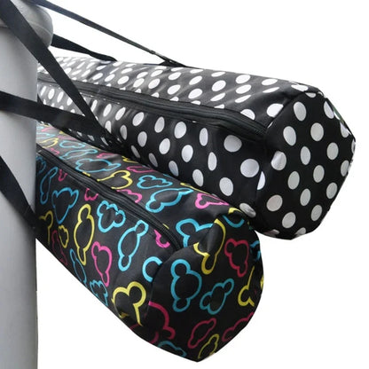 Yoga Mat Bag, Exercise Yoga Mat Carrying Bag with Smooth Zippers & Wide Strap Large Watertight Yoga Mat Storage Pockets 69HD