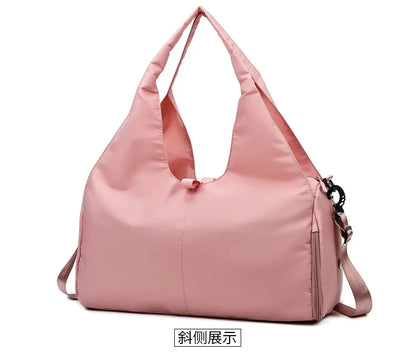 Yoga Mat Gym Bag For Women Sports Handbags Travel Fitness Tote Bag Yoga Swimming Shoulder Bag Large Capacity With Shoulder Strap