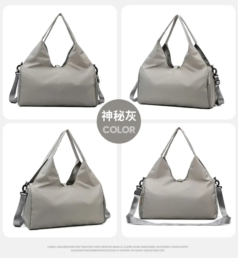 Yoga Mat Gym Bag For Women Sports Handbags Travel Fitness Tote Bag Yoga Swimming Shoulder Bag Large Capacity With Shoulder Strap