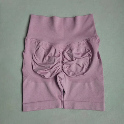 Yoga Shorts Women Sports Shorts Seamless Gym Workout Shorts High Waist Push Up Fitness Sports Shorts Cycling Shorts