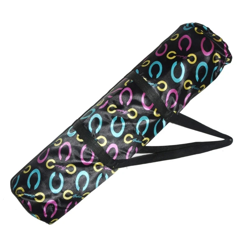 Yoga Mat Bag, Exercise Yoga Mat Carrying Bag with Smooth Zippers & Wide Strap Large Watertight Yoga Mat Storage Pockets 69HD