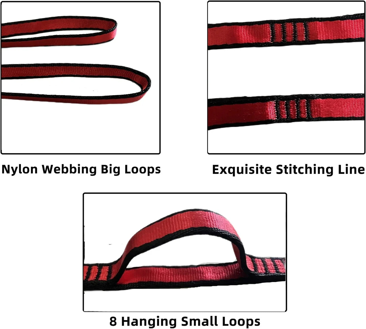 Yoga Stretch Belt Extender Strap Rope Outdoor Hanging Rope Climbing Rope Elastic Yoga Hammock Shoulder Strap for Aerial Yoga