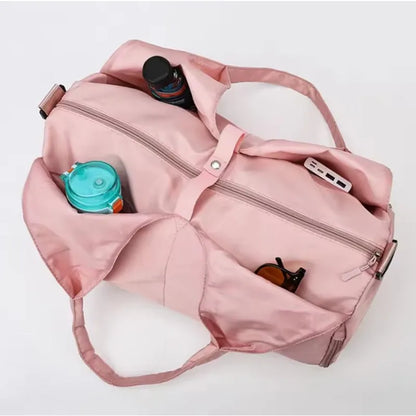 Yoga Mat Gym Bag For Women Sports Handbags Travel Fitness Tote Bag Yoga Swimming Shoulder Bag Large Capacity With Shoulder Strap