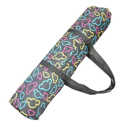 Yoga Mat Bag, Exercise Yoga Mat Carrying Bag with Smooth Zippers & Wide Strap Large Watertight Yoga Mat Storage Pockets 69HD