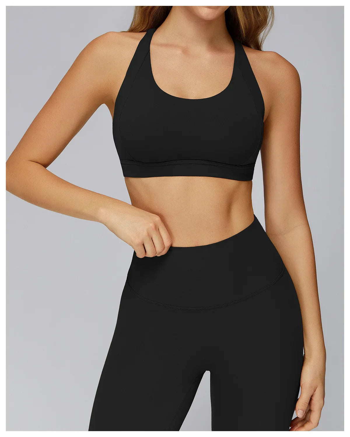 Yoga Bra for Women Hollow Out Beauty Back Gym Top Padded Sports Bra Running Fitness Bras Tight Workout Crop Top Sportswear