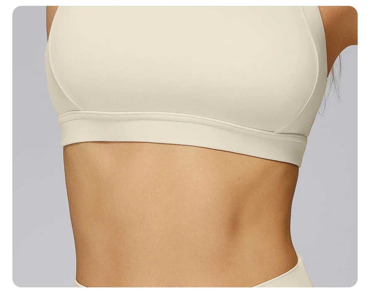 Yoga Bra for Women Hollow Out Beauty Back Gym Top Padded Sports Bra Running Fitness Bras Tight Workout Crop Top Sportswear