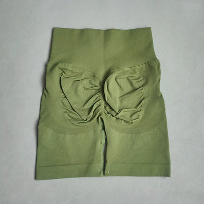 Yoga Shorts Women Sports Shorts Seamless Gym Workout Shorts High Waist Push Up Fitness Sports Shorts Cycling Shorts