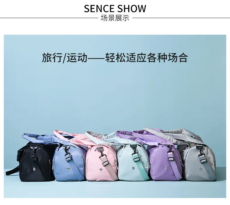 Yoga Mat Gym Bag For Women Sports Handbags Travel Fitness Tote Bag Yoga Swimming Shoulder Bag Large Capacity With Shoulder Strap