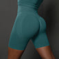 Yoga Shorts Women Sports Shorts Seamless Gym Workout Shorts High Waist Push Up Fitness Sports Shorts Cycling Shorts