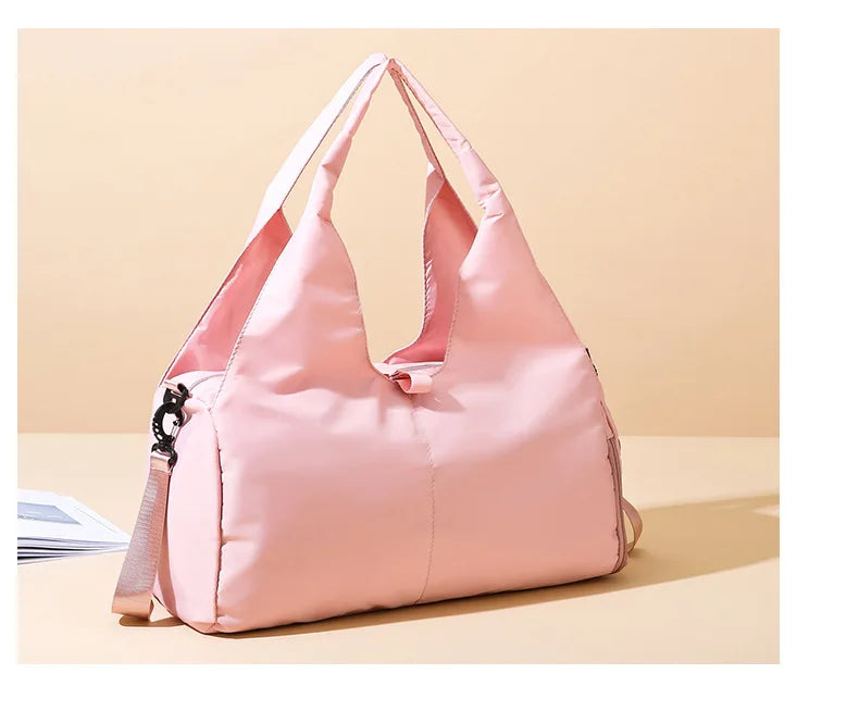 Yoga Mat Gym Bag For Women Sports Handbags Travel Fitness Tote Bag Yoga Swimming Shoulder Bag Large Capacity With Shoulder Strap