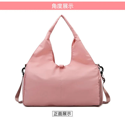 Yoga Mat Gym Bag For Women Sports Handbags Travel Fitness Tote Bag Yoga Swimming Shoulder Bag Large Capacity With Shoulder Strap