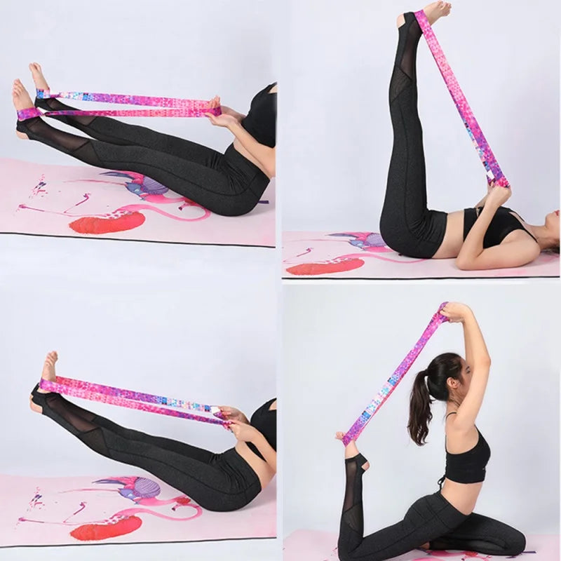 Yoga Mat Strap Waterproof Backpack Yoga Bag Nylon Pilates Shoulder Carrier Binding Rope Sport Tool Portable Storage Rope Fitness
